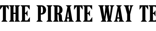 Font : Latin_Becker_Compress Custom Text : The Pirate Way Test your own text here Click to download or to view this font on a tshirt that can be custom printed in Bali
