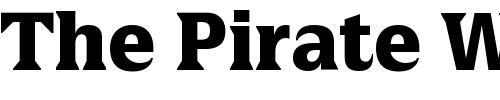 Font : LatiniaBlack Custom Text : The Pirate Way Test your own text here Click to download or to view this font on a tshirt that can be custom printed in Bali