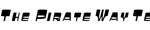Font : LaughinCondensed-Italic Custom Text : The Pirate Way Test your own text here Click to download or to view this font on a tshirt that can be custom printed in Bali
