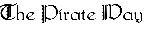 Font : Lautenbach-Fancy-Caps-Normal Custom Text : The Pirate Way Test your own text here Click to download or to view this font on a tshirt that can be custom printed in Bali
