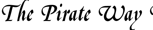 Font : LeGriffe Custom Text : The Pirate Way Test your own text here Click to download or to view this font on a tshirt that can be custom printed in Bali