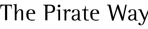 Font : Leftist-Mono-Serif Custom Text : The Pirate Way Test your own text here Click to download or to view this font on a tshirt that can be custom printed in Bali