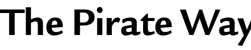 Font : Legacy-Sans-ITC-Bold Custom Text : The Pirate Way Test your own text here Click to download or to view this font on a tshirt that can be custom printed in Bali