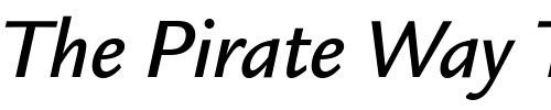 Font : Legacy-Sans-ITC-Medium-Italic Custom Text : The Pirate Way Test your own text here Click to download or to view this font on a tshirt that can be custom printed in Bali