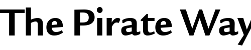 Font : Legacy-Sans-ITC-TT-Bold Custom Text : The Pirate Way Test your own text here Click to download or to view this font on a tshirt that can be custom printed in Bali