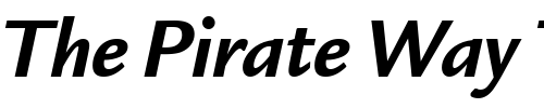 Font : Legacy-Sans-OS-ITC-TT-BoldIta Custom Text : The Pirate Way Test your own text here Click to download or to view this font on a tshirt that can be custom printed in Bali