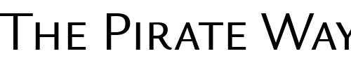 Font : Legacy-Sans-SC-ITC-TT-Book Custom Text : The Pirate Way Test your own text here Click to download or to view this font on a tshirt that can be custom printed in Bali