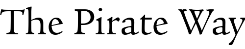Font : Legacy-Serif-ITC-Book Custom Text : The Pirate Way Test your own text here Click to download or to view this font on a tshirt that can be custom printed in Bali
