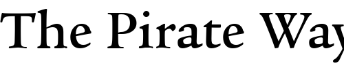 Font : Legacy-Serif-Md-ITC-TT-Medium Custom Text : The Pirate Way Test your own text here Click to download or to view this font on a tshirt that can be custom printed in Bali