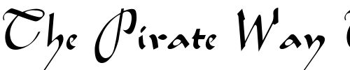 Font : Legend-DB Custom Text : The Pirate Way Test your own text here Click to download or to view this font on a tshirt that can be custom printed in Bali