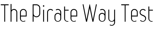 Font : LegerLight Custom Text : The Pirate Way Test your own text here Click to download or to view this font on a tshirt that can be custom printed in Bali