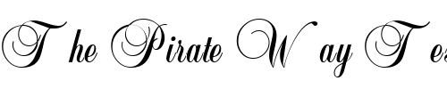 Font : LeiScriptSSk-Regular Custom Text : The Pirate Way Test your own text here Click to download or to view this font on a tshirt that can be custom printed in Bali