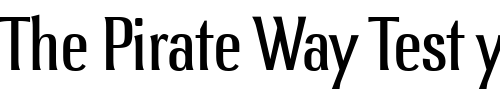 Font : Lennox-ITC-Book Custom Text : The Pirate Way Test your own text here Click to download or to view this font on a tshirt that can be custom printed in Bali