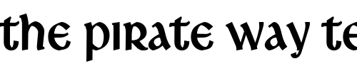 Font : Leo-Condensed-Bold Custom Text : The Pirate Way Test your own text here Click to download or to view this font on a tshirt that can be custom printed in Bali