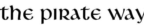 Font : Leo-Normal Custom Text : The Pirate Way Test your own text here Click to download or to view this font on a tshirt that can be custom printed in Bali