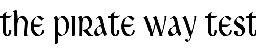 Font : Leo-Thin-Normal Custom Text : The Pirate Way Test your own text here Click to download or to view this font on a tshirt that can be custom printed in Bali