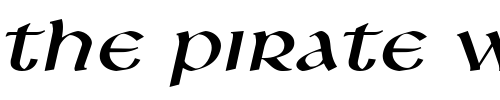 Font : Leo-Wide-Italic Custom Text : The Pirate Way Test your own text here Click to download or to view this font on a tshirt that can be custom printed in Bali