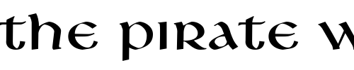 Font : Leo-Wide-Normal Custom Text : The Pirate Way Test your own text here Click to download or to view this font on a tshirt that can be custom printed in Bali