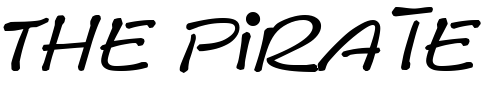 Font : Leobelix-Regular Custom Text : The Pirate Way Test your own text here Click to download or to view this font on a tshirt that can be custom printed in Bali