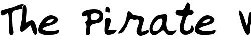 Font : LeonardsHand-Regular Custom Text : The Pirate Way Test your own text here Click to download or to view this font on a tshirt that can be custom printed in Bali