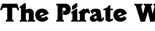 Font : LeroyBecker-Heavy Custom Text : The Pirate Way Test your own text here Click to download or to view this font on a tshirt that can be custom printed in Bali
