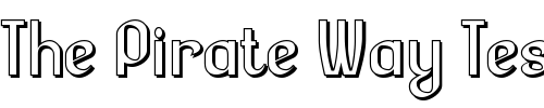 Font : Lesser-Concern-Shadow Custom Text : The Pirate Way Test your own text here Click to download or to view this font on a tshirt that can be custom printed in Bali