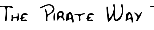 Font : LestersHand-Regular Custom Text : The Pirate Way Test your own text here Click to download or to view this font on a tshirt that can be custom printed in Bali