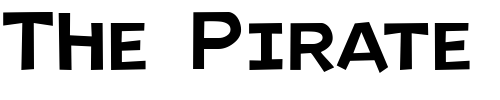 Font : Letrinth Custom Text : The Pirate Way Test your own text here Click to download or to view this font on a tshirt that can be custom printed in Bali