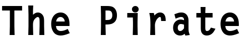 Font : LetterGotLCYBol Custom Text : The Pirate Way Test your own text here Click to download or to view this font on a tshirt that can be custom printed in Bali