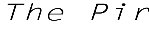 Font : LetterGothic-Italic-Ex Custom Text : The Pirate Way Test your own text here Click to download or to view this font on a tshirt that can be custom printed in Bali
