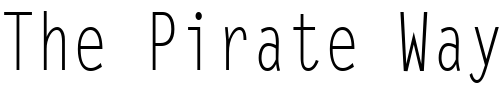 Font : LetterGothicCond-Regular Custom Text : The Pirate Way Test your own text here Click to download or to view this font on a tshirt that can be custom printed in Bali