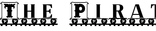 Font : LetterTrain-Plain Custom Text : The Pirate Way Test your own text here Click to download or to view this font on a tshirt that can be custom printed in Bali