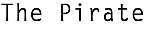 Font : Letter_Becker_Med Custom Text : The Pirate Way Test your own text here Click to download or to view this font on a tshirt that can be custom printed in Bali