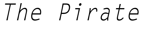 Font : Letter_Becker_Regular_Italic Custom Text : The Pirate Way Test your own text here Click to download or to view this font on a tshirt that can be custom printed in Bali