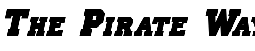 Font : LettermanSolid-Italic Custom Text : The Pirate Way Test your own text here Click to download or to view this font on a tshirt that can be custom printed in Bali