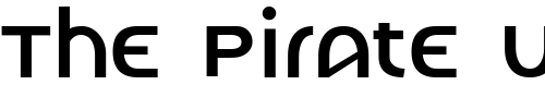 Font : Letunical-Bold Custom Text : The Pirate Way Test your own text here Click to download or to view this font on a tshirt that can be custom printed in Bali