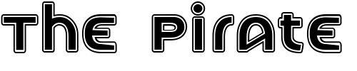 Font : LetunicalInline Custom Text : The Pirate Way Test your own text here Click to download or to view this font on a tshirt that can be custom printed in Bali
