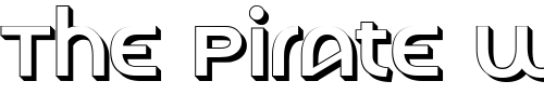 Font : LetunicalShadow Custom Text : The Pirate Way Test your own text here Click to download or to view this font on a tshirt that can be custom printed in Bali