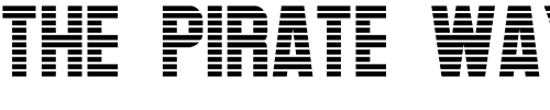 Font : LevelorDisplayCapsSSK-Regular Custom Text : The Pirate Way Test your own text here Click to download or to view this font on a tshirt that can be custom printed in Bali