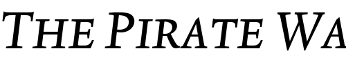 Font : Lexicon-No1-Italic-A-Exp Custom Text : The Pirate Way Test your own text here Click to download or to view this font on a tshirt that can be custom printed in Bali
