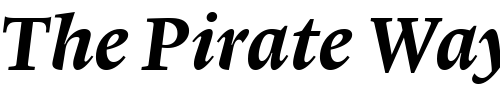 Font : Lexicon-No1-Italic-D-Tab Custom Text : The Pirate Way Test your own text here Click to download or to view this font on a tshirt that can be custom printed in Bali