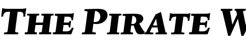 Font : Lexicon-No1-Italic-F-Exp Custom Text : The Pirate Way Test your own text here Click to download or to view this font on a tshirt that can be custom printed in Bali