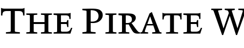 Font : Lexicon-No1-Roman-A-Exp Custom Text : The Pirate Way Test your own text here Click to download or to view this font on a tshirt that can be custom printed in Bali