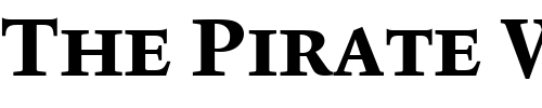 Font : Lexicon-No1-Roman-D-Exp Custom Text : The Pirate Way Test your own text here Click to download or to view this font on a tshirt that can be custom printed in Bali