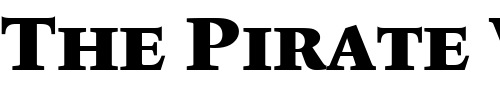 Font : Lexicon-No1-Roman-F-Exp Custom Text : The Pirate Way Test your own text here Click to download or to view this font on a tshirt that can be custom printed in Bali