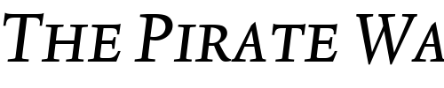 Font : Lexicon-No2-Italic-A-Exp Custom Text : The Pirate Way Test your own text here Click to download or to view this font on a tshirt that can be custom printed in Bali