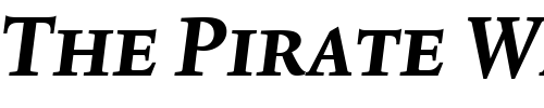 Font : Lexicon-No2-Italic-D-Exp Custom Text : The Pirate Way Test your own text here Click to download or to view this font on a tshirt that can be custom printed in Bali