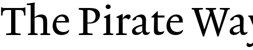 Font : Lexicon-No2-Roman-A-Txt Custom Text : The Pirate Way Test your own text here Click to download or to view this font on a tshirt that can be custom printed in Bali