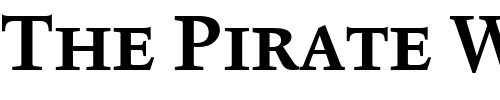 Font : Lexicon-No2-Roman-C-Exp Custom Text : The Pirate Way Test your own text here Click to download or to view this font on a tshirt that can be custom printed in Bali