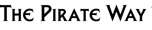 Font : Liberty_Becker_Caps Custom Text : The Pirate Way Test your own text here Click to download or to view this font on a tshirt that can be custom printed in Bali